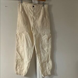 Urban Outfitters women’s Light Cream Cargo Pants